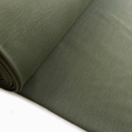 Luxury Ponte Olive Oeko Tex Dressmaking Fabric Roll