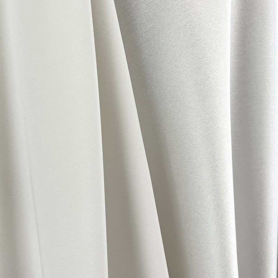 Remnant - Luxury Satin Backed Crepe - Ivory (1m)