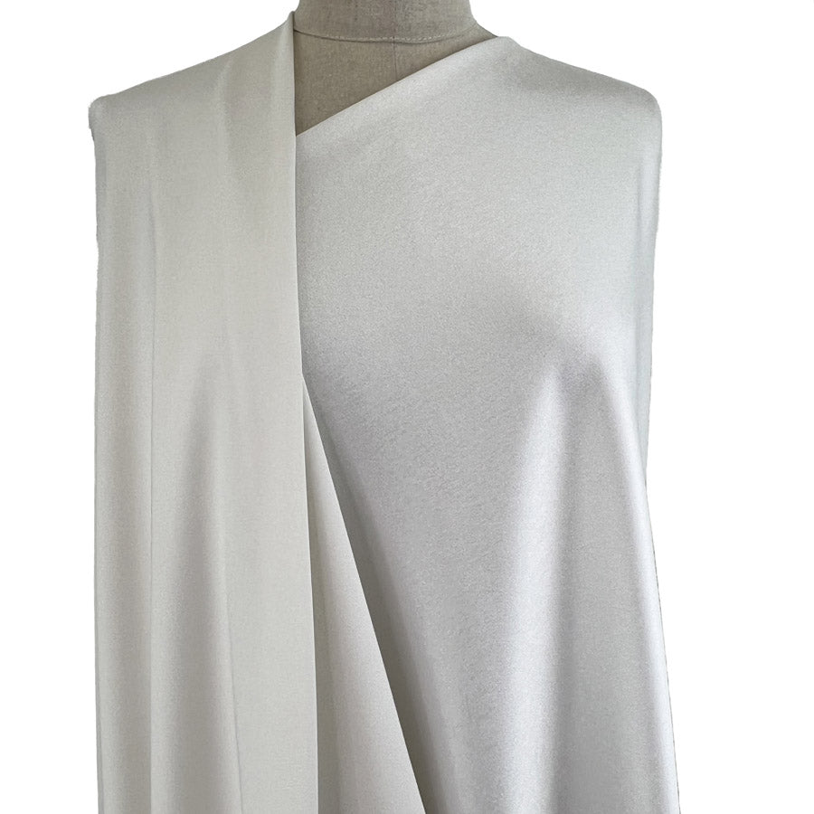 Remnant - Luxury Satin Backed Crepe - Ivory (1m)
