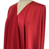 Luxury Satin Backed Crepe - Red