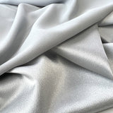Luxury Satin Backed Crepe - Silver