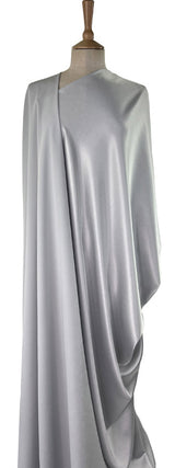 Luxury Satin Backed Crepe - Silver