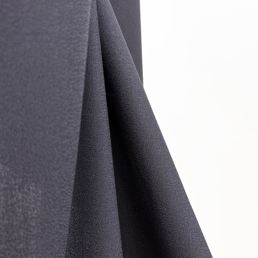 Made In Lancashire Pure Wool Crepe Dressmaking Fabric Grey Drape