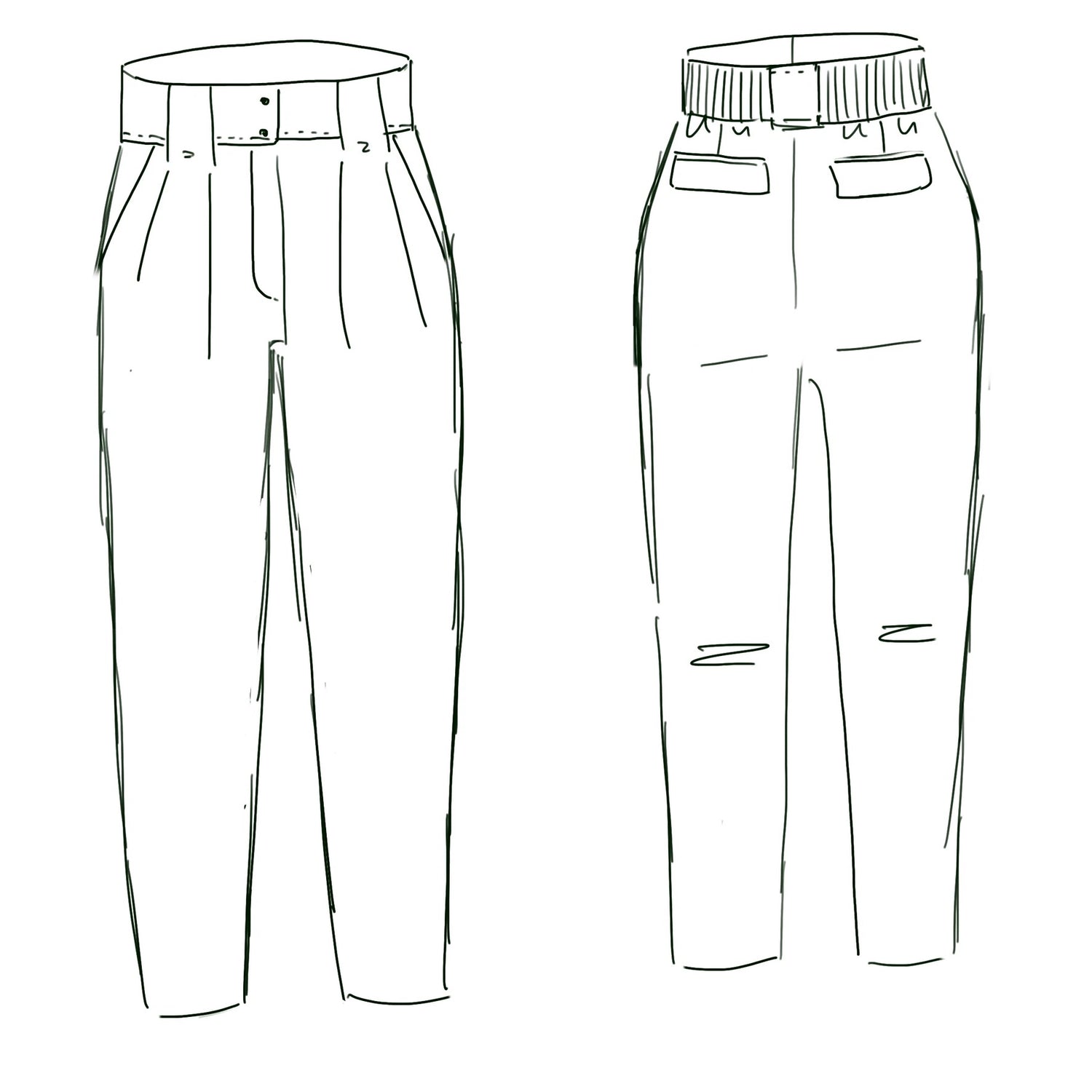 Maison Fauve - Belem Trousers & Shorts Pattern