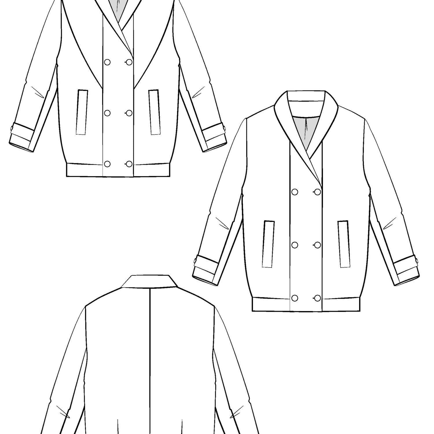 Maison Fauve - Cliff Coat Sewing Pattern