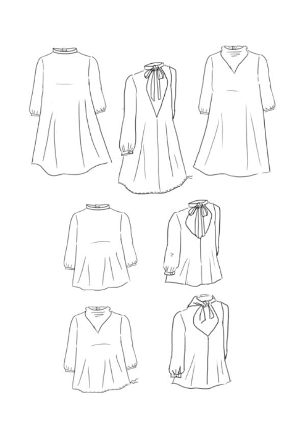 Maison Fauve - Mia Dress & Blouse Pattern