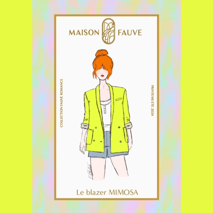 Maison Fauve Mimosa Blazer Sewing Pattern Cover