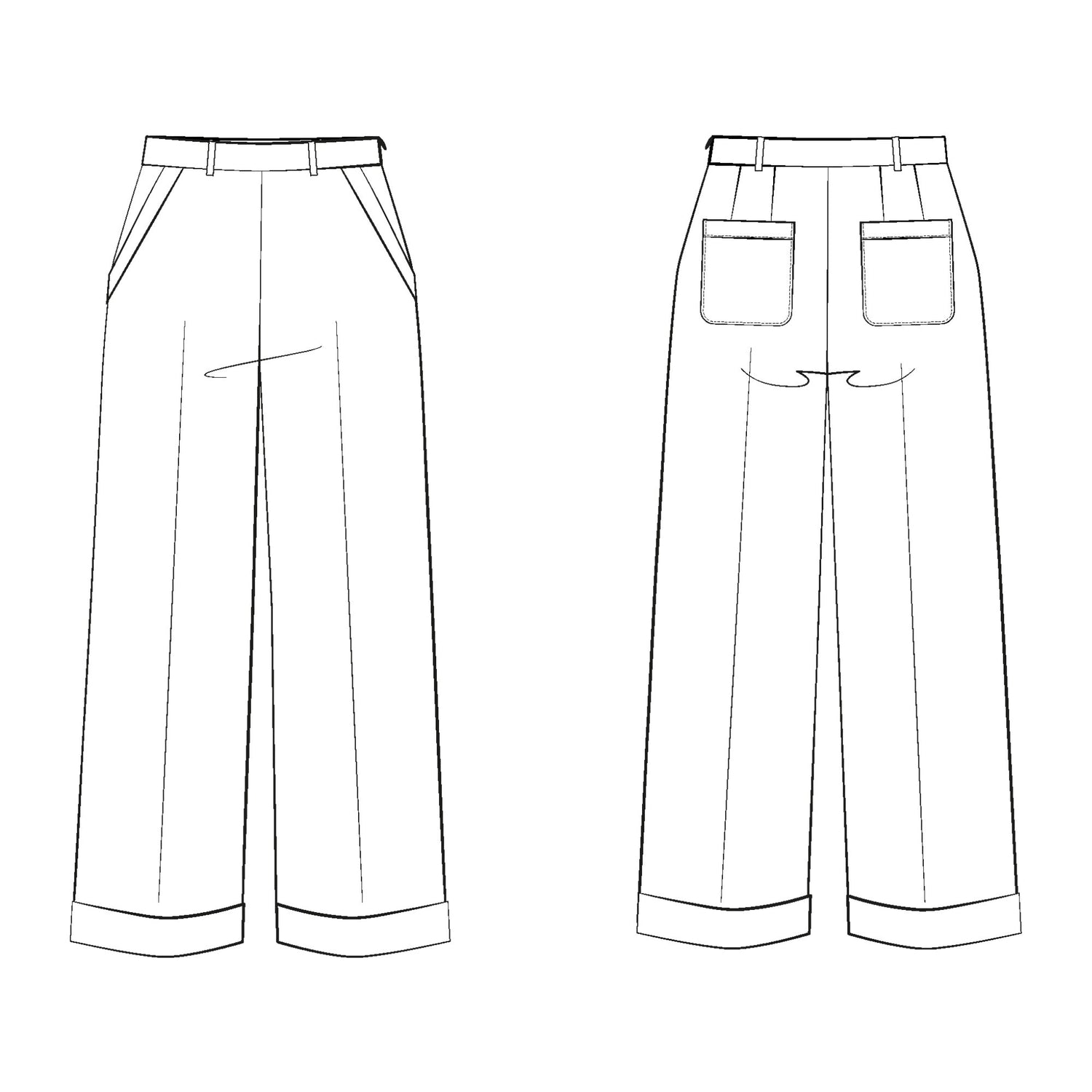 Maison Fauve - Récif Trousers Pattern