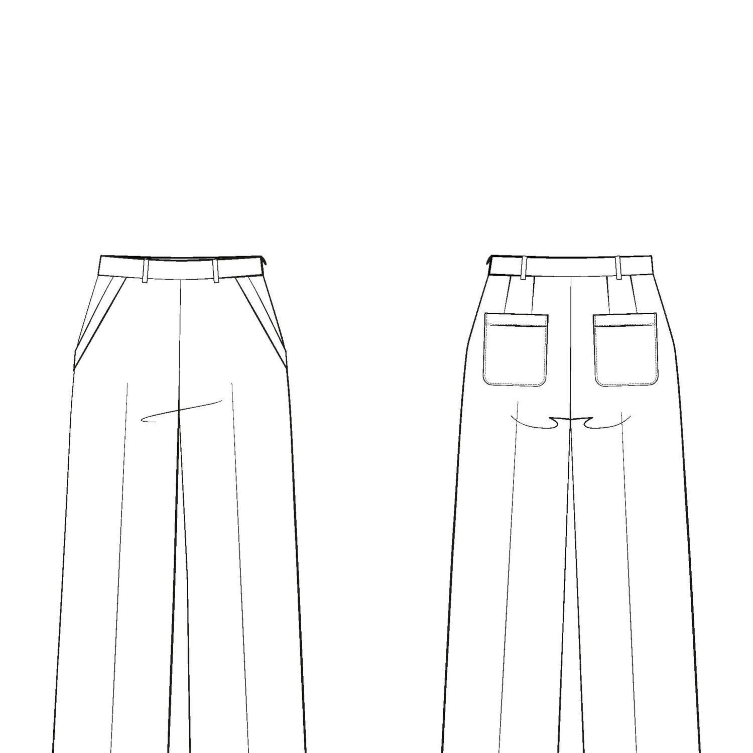 Maison Fauve - R‚àö¬©cif Trousers Pattern