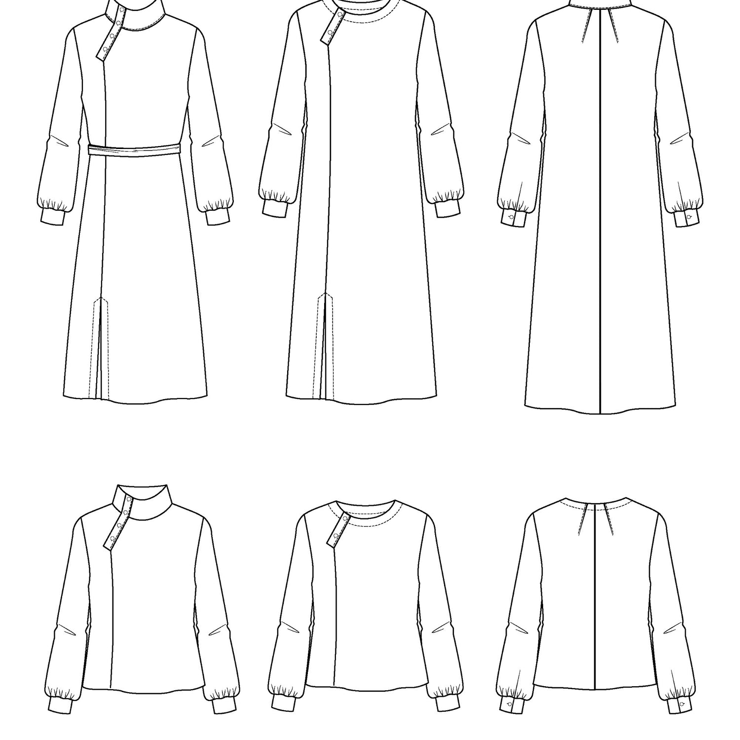 Maison Fauve - Soliflore Dress & Blouse Pattern