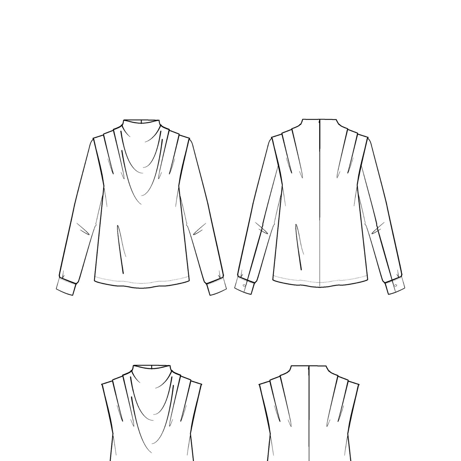 Maison Fauve - Temp‚àö‚Ñ¢te Blouse Pattern