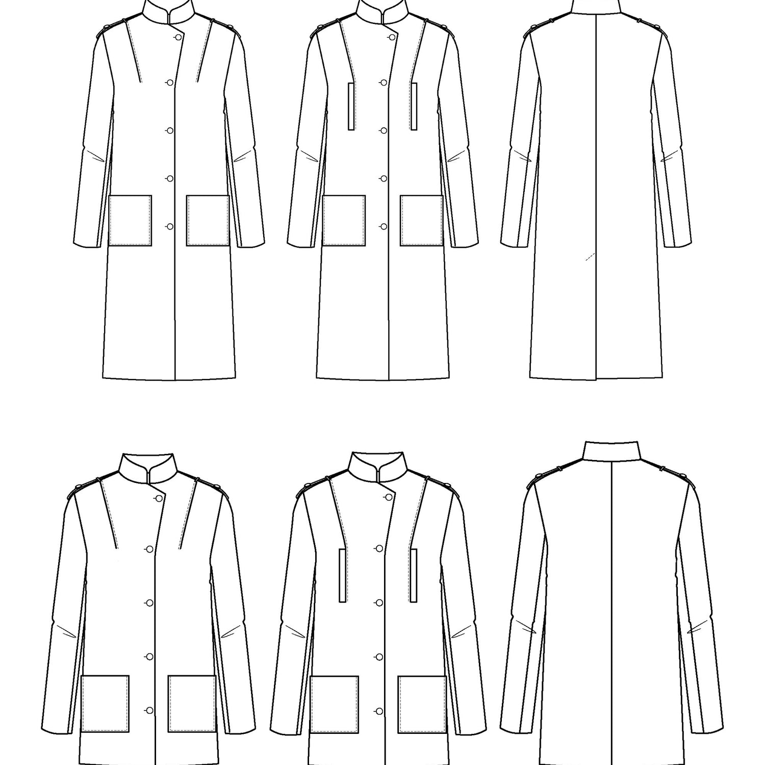 Maison Fauve - Tigris Coat Sewing Pattern