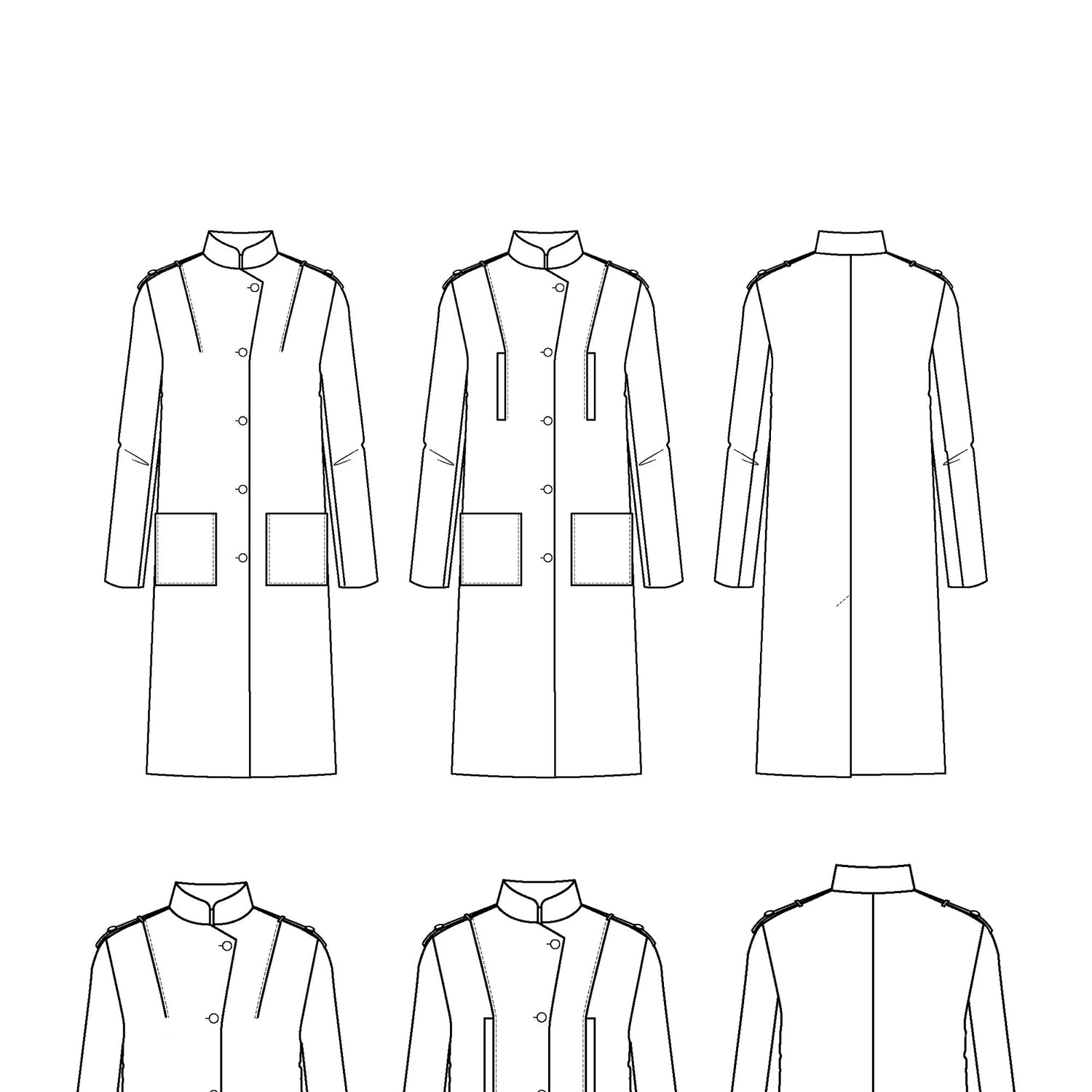 Maison Fauve - Tigris Coat Sewing Pattern