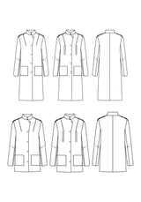 Maison Fauve - Tigris Coat Sewing Pattern