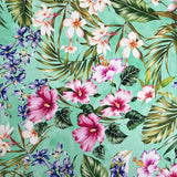 Maison - Mint Blossom Silk Broadcloth
