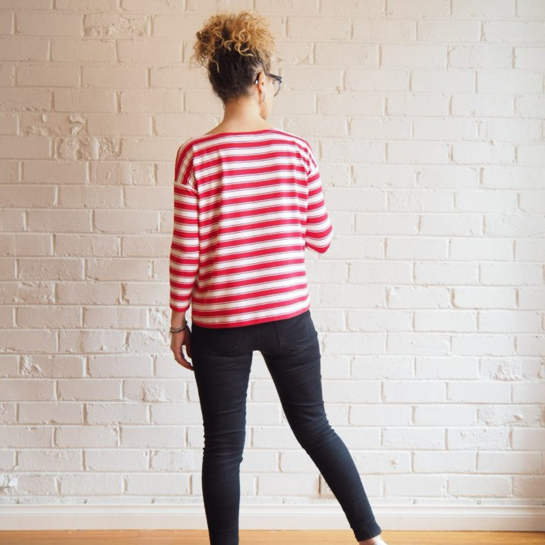 Tessuti - Mandy Boat Tee Pattern (UK XXS-3XL)