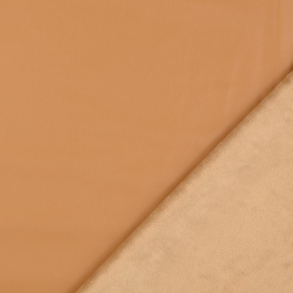 Marlow - Fur Backed Faux Leather - Tan