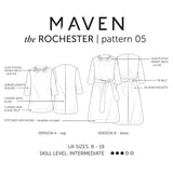 Maven - Rochester Dress & Top Pattern