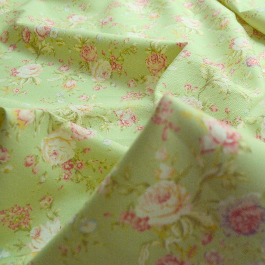 Poplin Print - Megan - Sage