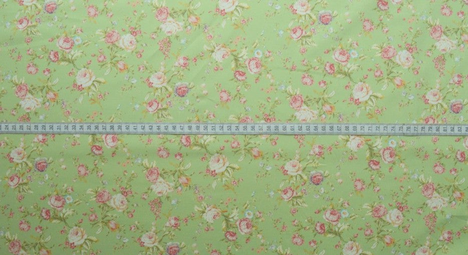 Poplin Print - Megan - Sage