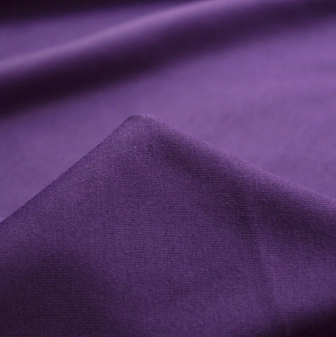 Mercerised Cotton Jersey - Purple Heart