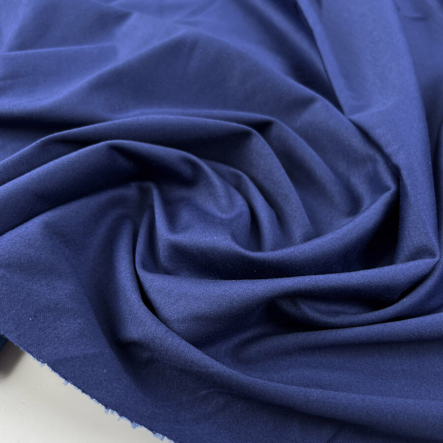 Mercerised Cotton Jersey - Airforce Blue