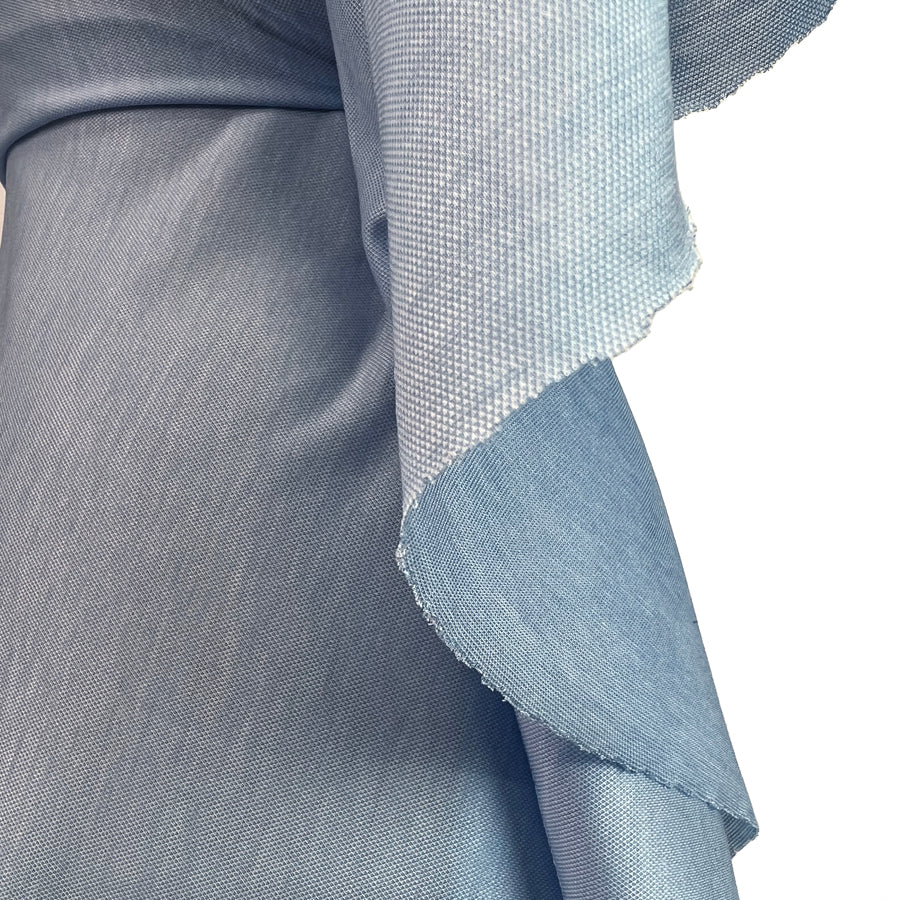 Mercerised Jersey Blue