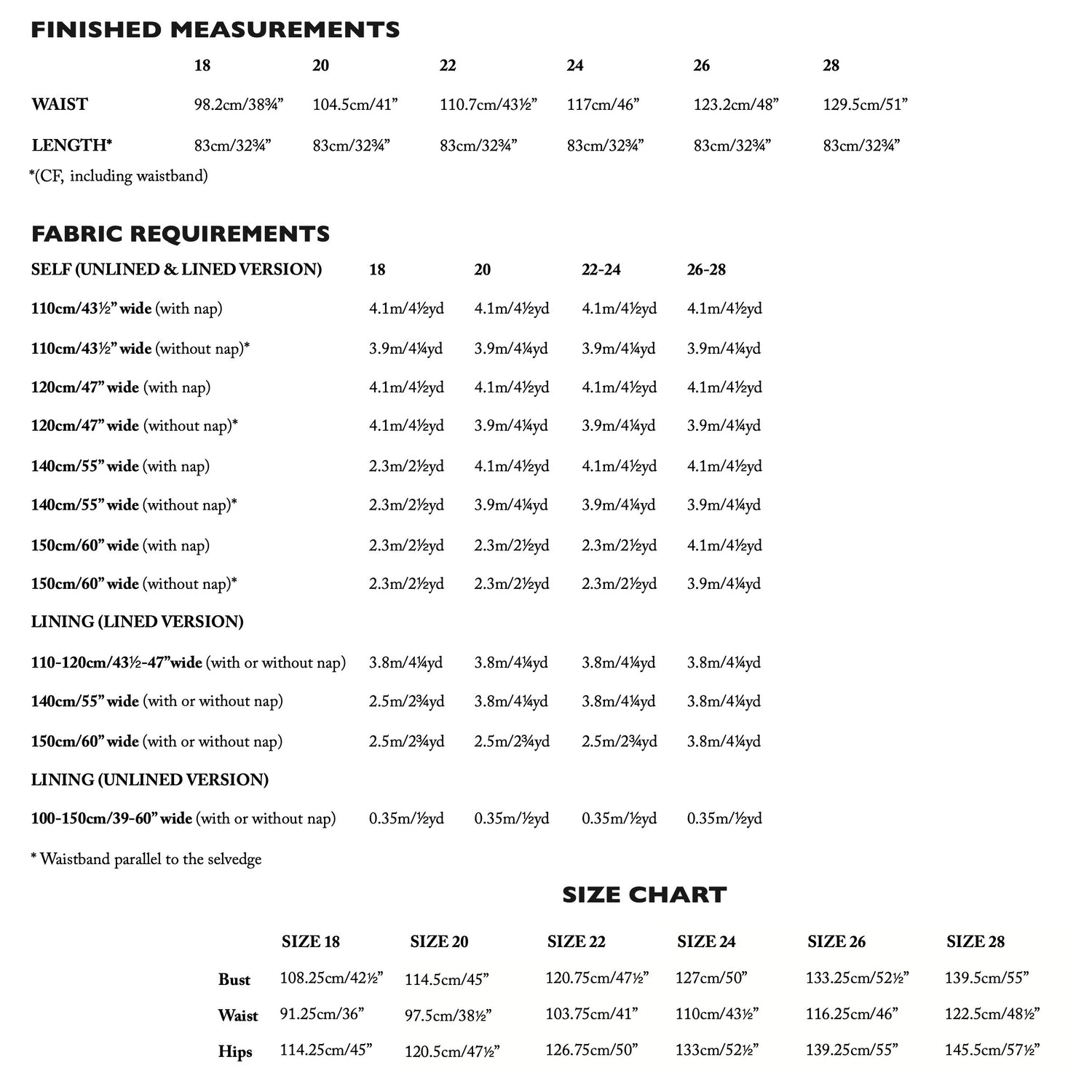 Merchant & Mills - Shepherd Skirt Pattern (UK 20-28)