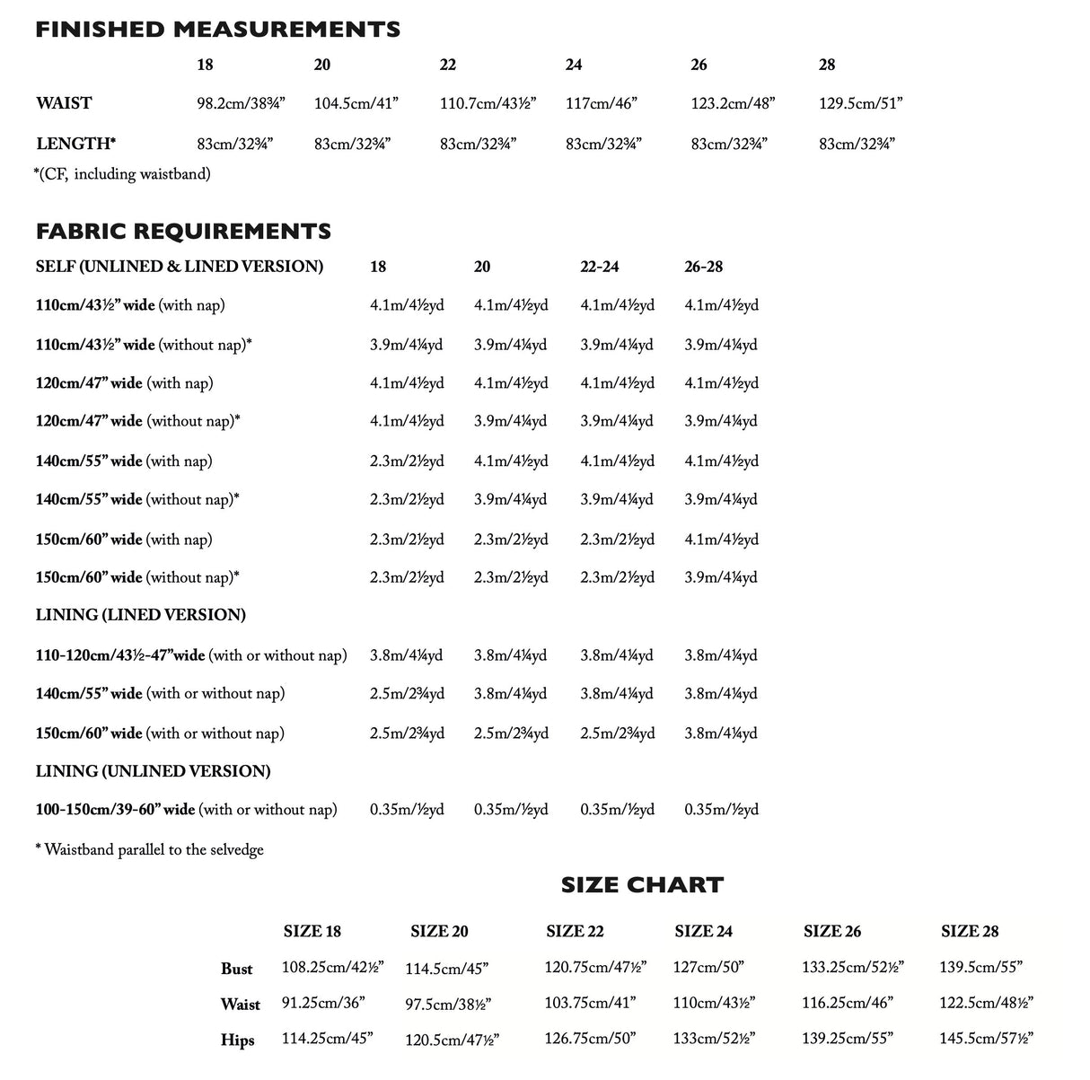 Merchant & Mills - Shepherd Skirt Pattern (UK 20-28)