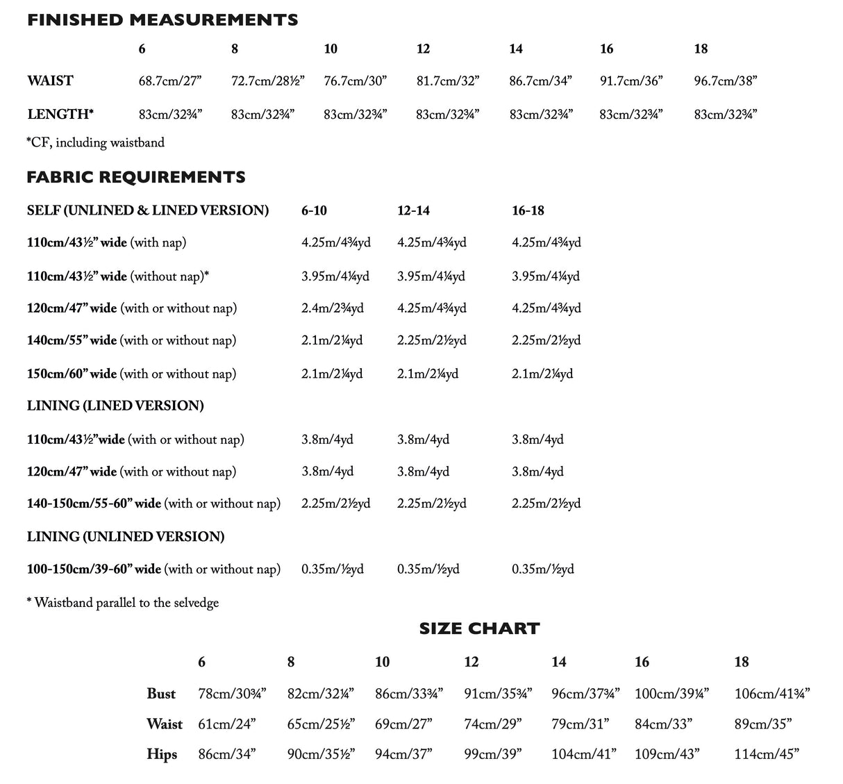 Merchant & Mills - Shepherd Skirt Pattern (UK 6-18)