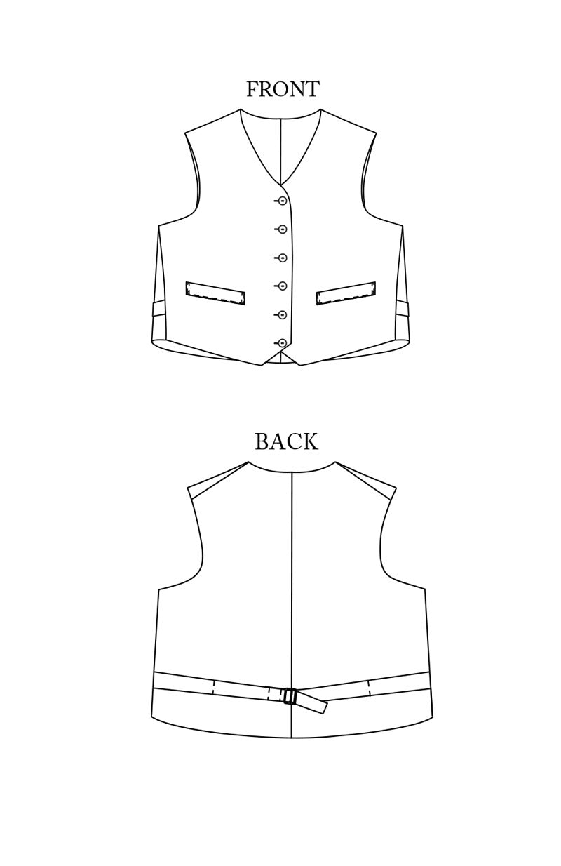 Merchant & Mills - Miller Waistcoat Pattern (UK 6-18)
