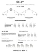 Merchant & Mills - Sidney Sweatshirt Pattern (UK 18-28)
