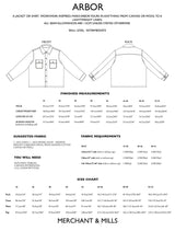 Merchant & Mills - Men’s Arbor Shirt/Jacket Pattern (UK 34-54)