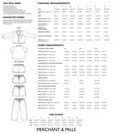 Merchant & Mills - Winnie Pyjamas Pattern (UK 6-18)
