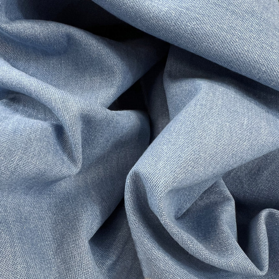 Remnant - 8oz Washed Denim - Pale Blue (1m)