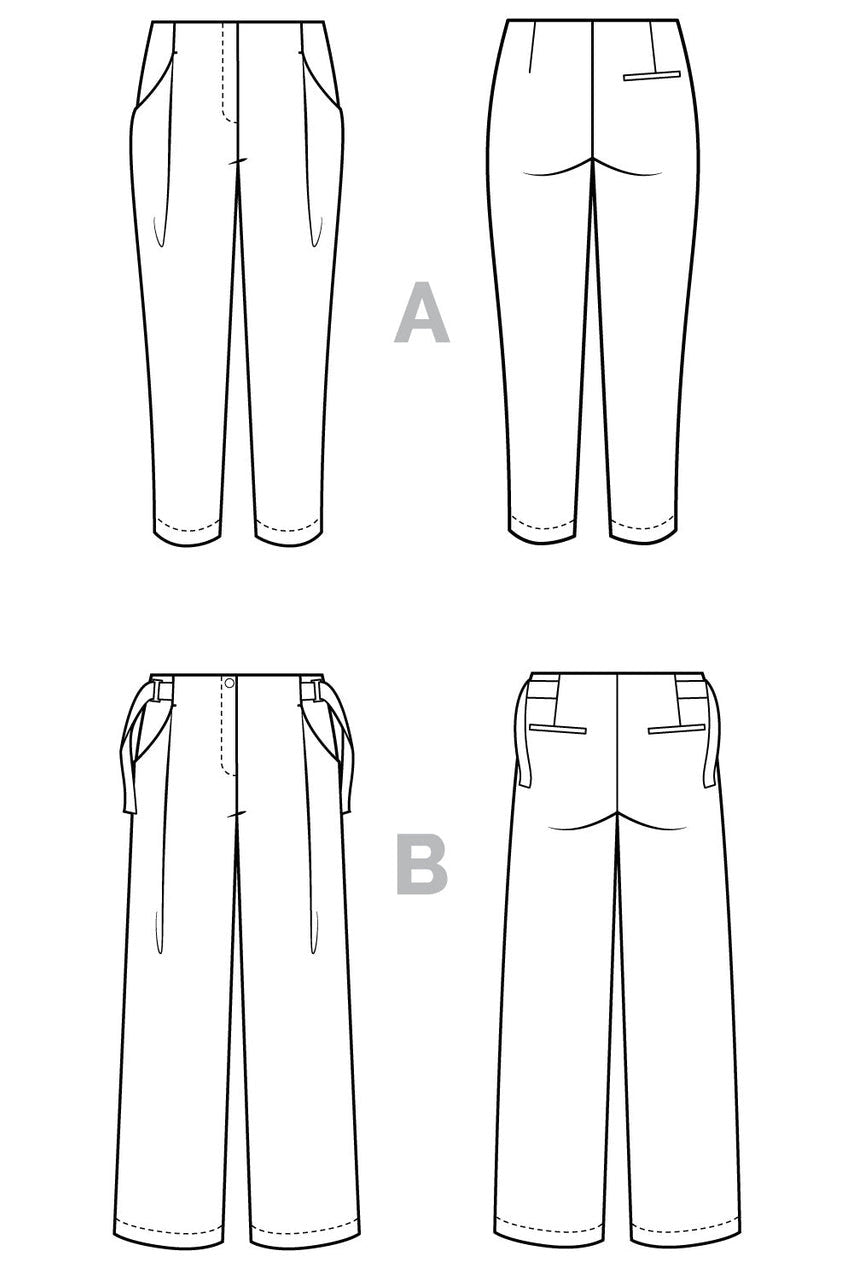 Closet Core Patterns - Mitchell Trousers Pattern