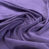 Modal Cotton Velour - Purple