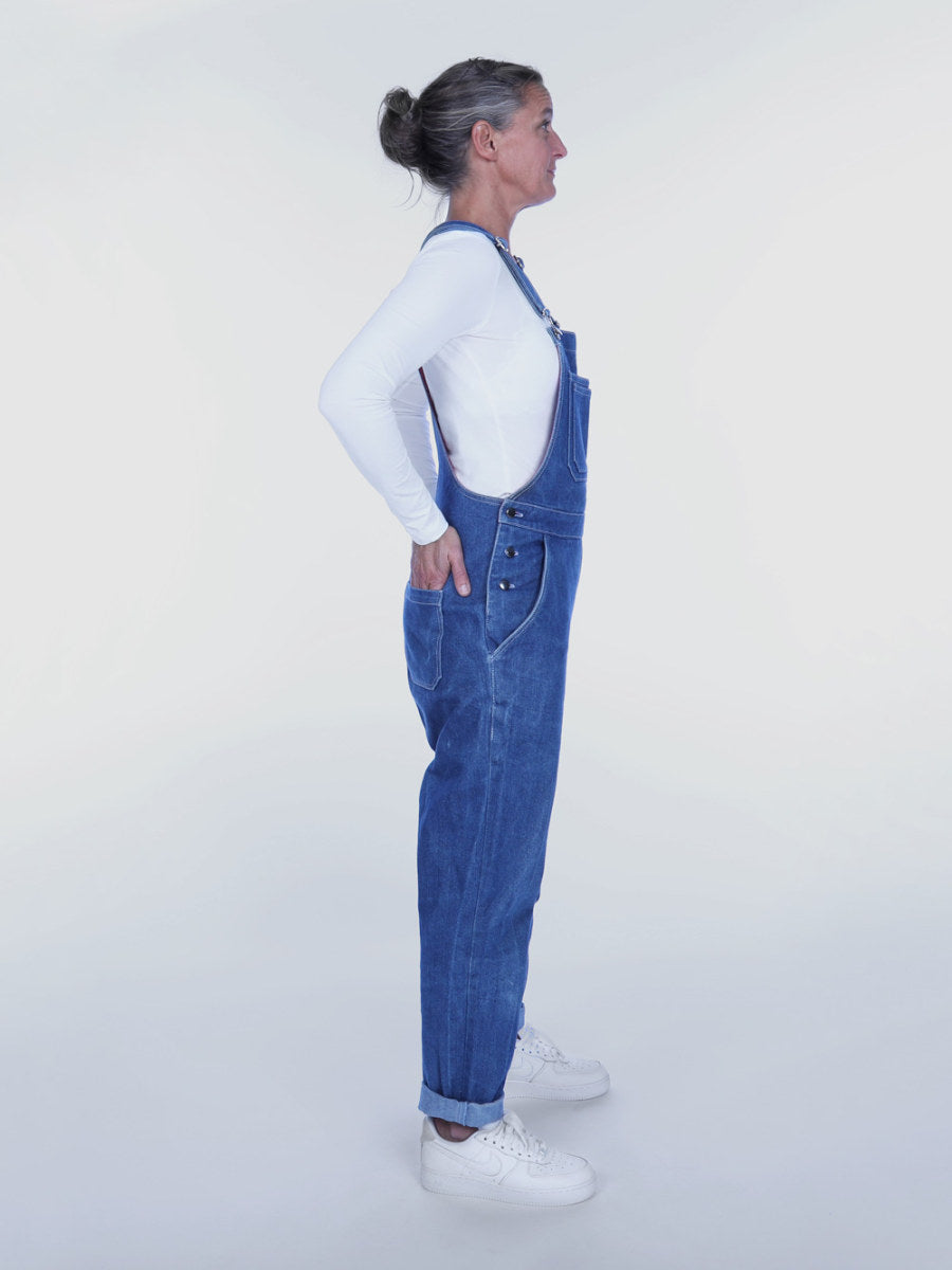 Monsterfabriken - Anna Dungarees Pattern (104-124cm Hip)