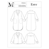 Monsterfabriken - Ester Dress & Shirt Pattern (80-96cm Chest)