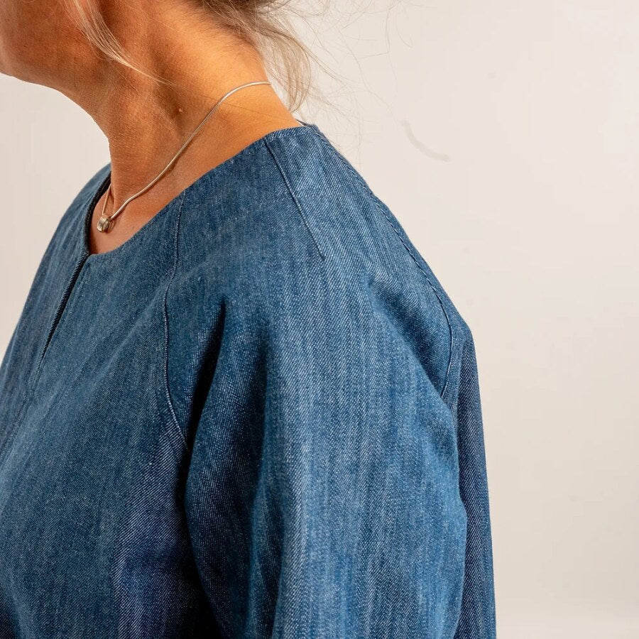 Monsterfabriken - Flora Collarless Overshirt Pattern