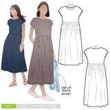 Style Arc - Montana Midi Dress Pattern (UK 4-16)