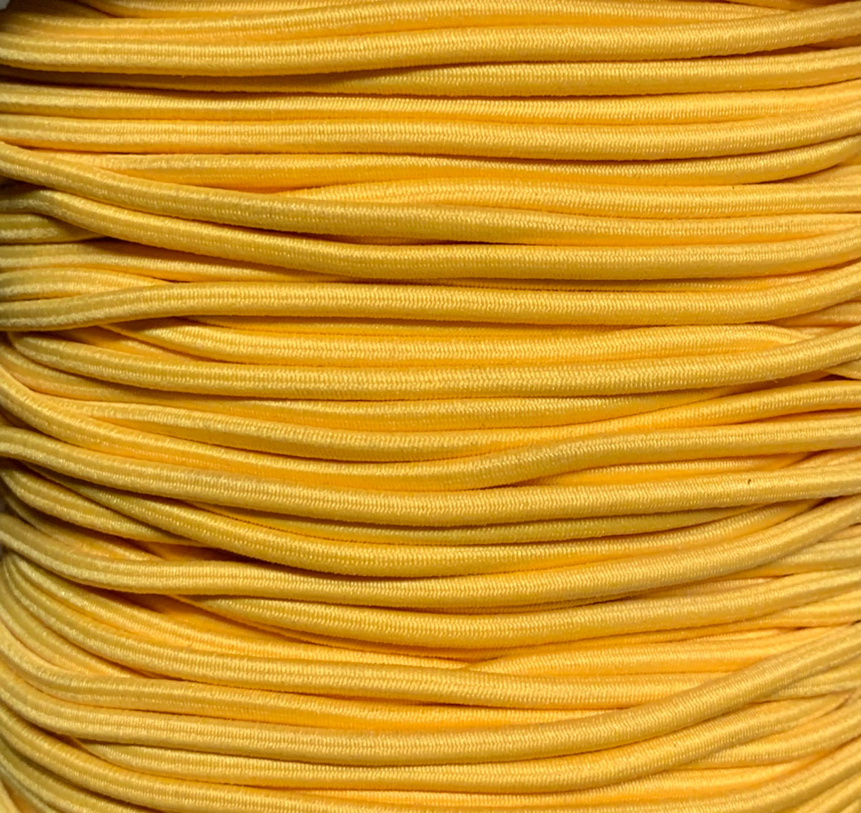 Elastic Round Cord - Mustard (2.5mm)