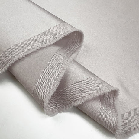 Mystique Dusty Grey Polyester Plain Matte Satin Dress Fabric Fold