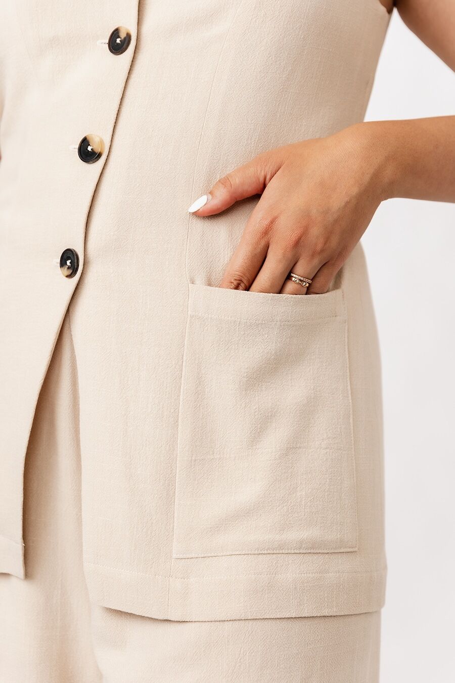 Named - Asteri Button Down Dress & Vest Pattern