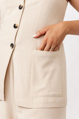 Named - Asteri Button Down Dress & Vest Pattern