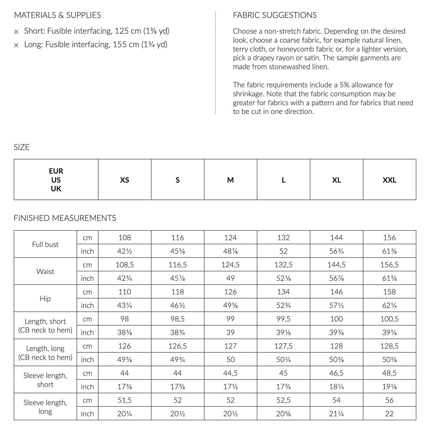 Named - Lahja Dressing Gown Pattern (UK XS-XXL)