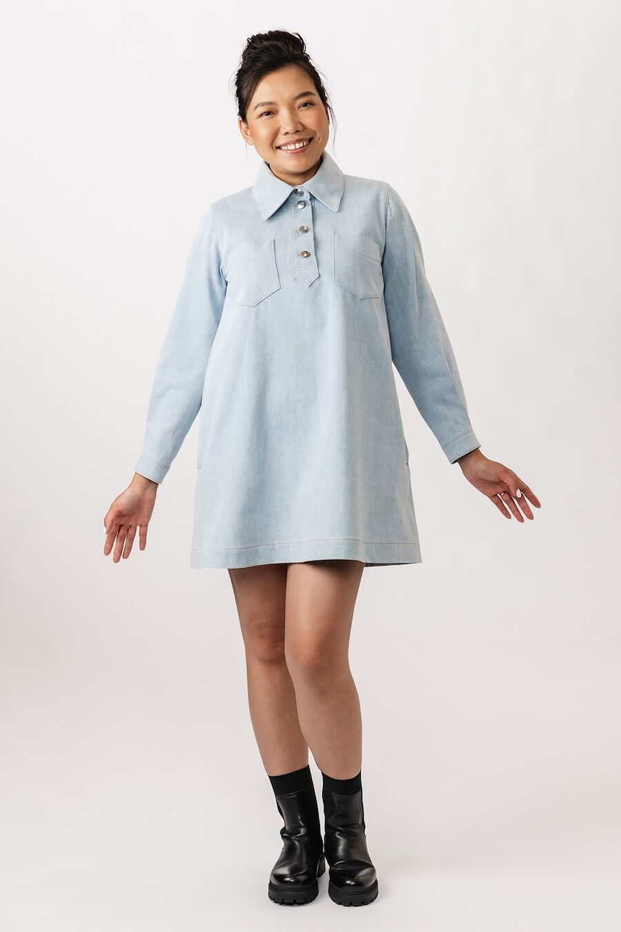 Named - Loviisa Denim Dress Pattern (UK 4-28)
