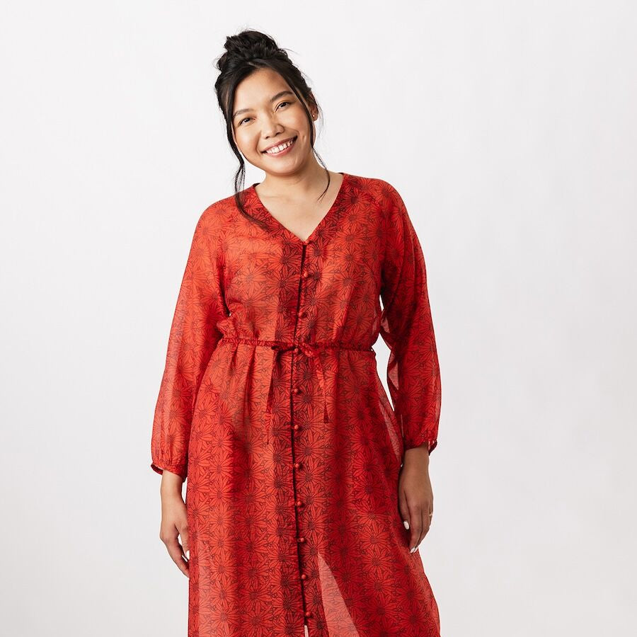 Named Maite Raglan Sleeve Tunic   Dress Pattern 7