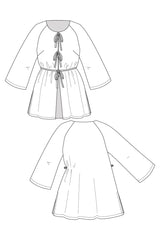 Named - Maite Raglan Sleeve Tunic & Dress Pattern