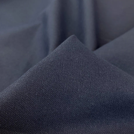 Navy Cotton Canvas Fold
